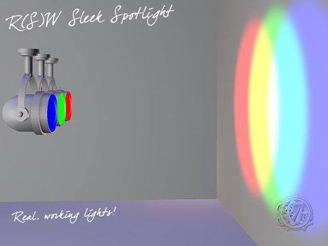 Spotlight Rww Second Life Marketplace - R(S)W Sleek Spotlight