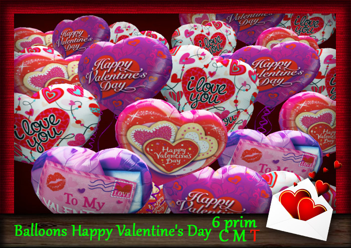 Balloons Happy Valentine's Day big 2