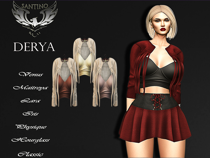 Santino Design-Fringe Jacket-Beige