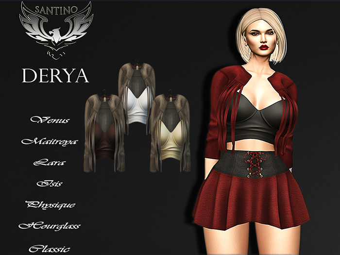 Santino Design-Fringe Jacket-Sand