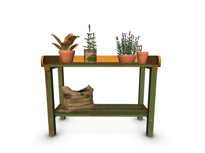 MSD - Potting Table & Accessories - Green (8 LI) C/M