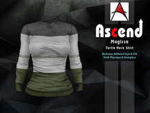 //Ascend// Magissa Turtle Neck Shirt - Strip 4