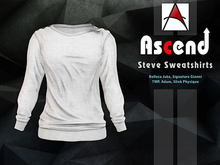 / Ascend / Steve SweatShirt - White [ADD ME]