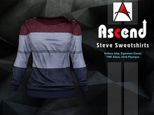 / Ascend / Steve SweatShirt - Strip 3 [ADD ME]