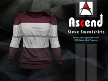 / Ascend / Steve SweatShirt - Strip 8 [ADD ME]