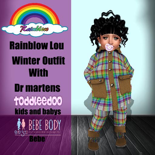 Rainblow Lou Winter Coat outfit 