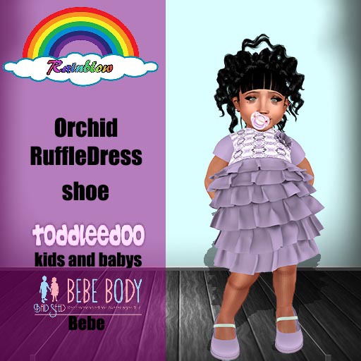 Orchid RuffleDress OUTFIT 