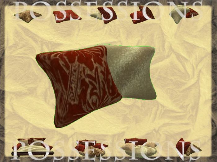 Brocade couples cushion