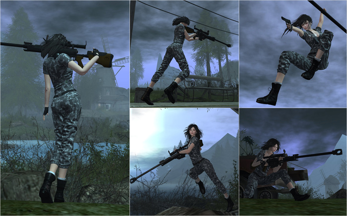 UZME_Poses "Rifle/Gun #1" Set