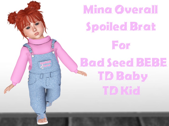Mina Overall Denim Spoiled Brat (Boxed)