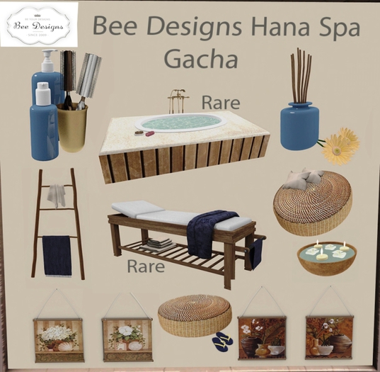 .:Bee Designs:. Hana Spa BathTub RARE