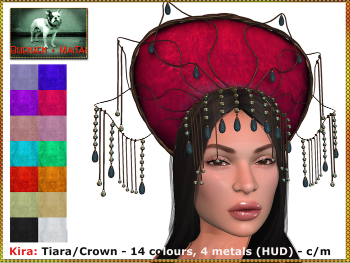 Bliensen - Kira - Tiara / Crown / hat - 14 colours