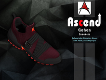 //Ascend// Gohan Sneaker - Merlot