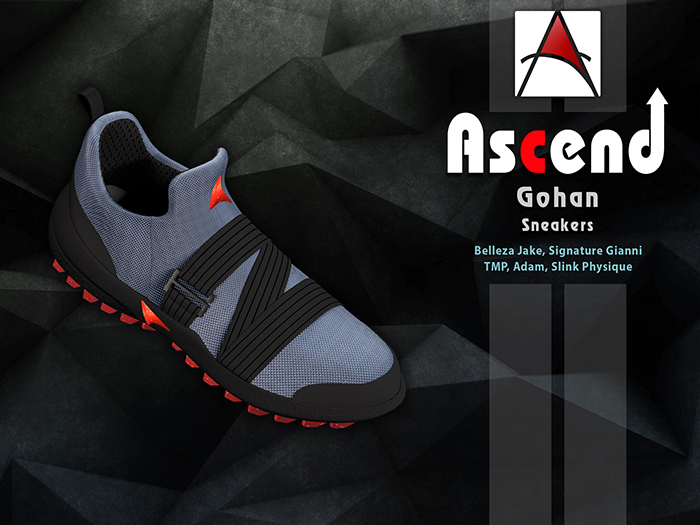 //Ascend// Gohan Sneaker - Slategray [ADD ME]