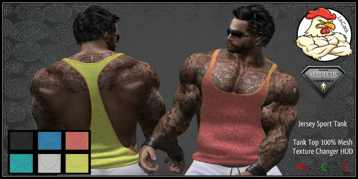 LeCock - AESTHETIC Jersey Sport Tank