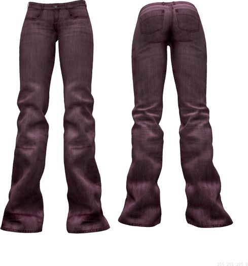 >>K<< Box Woman's Flared Jeans Red