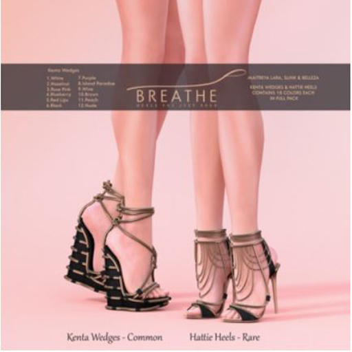 [BREATHE]-Kenta Wedges-Hazelnut