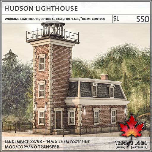 Trompe Loeil - Hudson Lighthouse V1.1 [mesh]