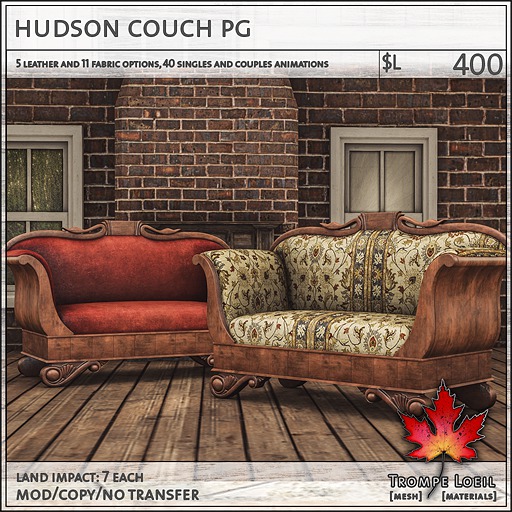 Trompe Loeil - Hudson Couch PG [mesh]