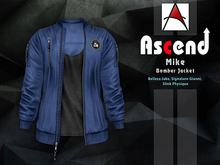 /Ascend/ Mike Bomber Jacket - Blue [ADD ME]