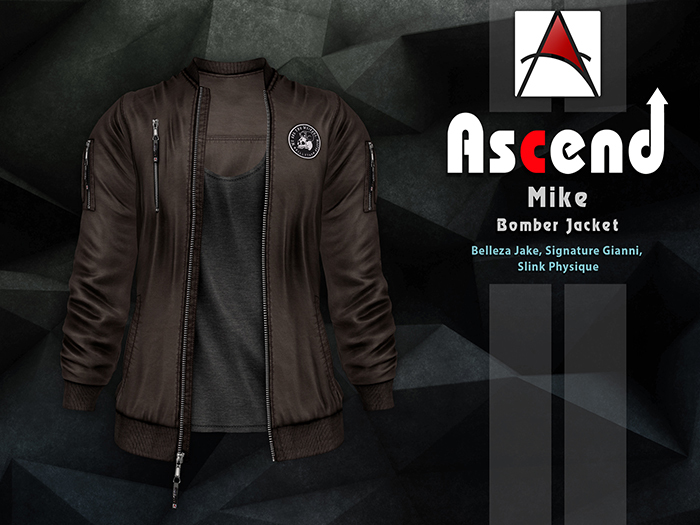/Ascend/ Mike Bomber Jacket - Espresso [ADD ME]