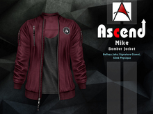 /Ascend/ Mike Bomber Jacket - Merlot [ADD ME]