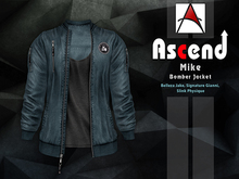 /Ascend/ Mike Bomber Jacket - Denim Seal [ADD ME]