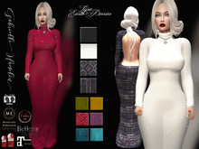 ♥♥.::GH::.♥♥ Liisa Winter Berries Gown - ME - Colours Tinting II