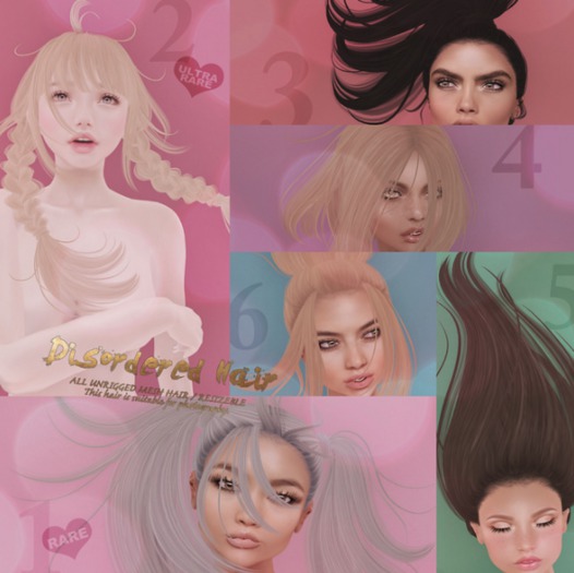 *PH* disordered hair // 1 // blond (BOX) RARE
