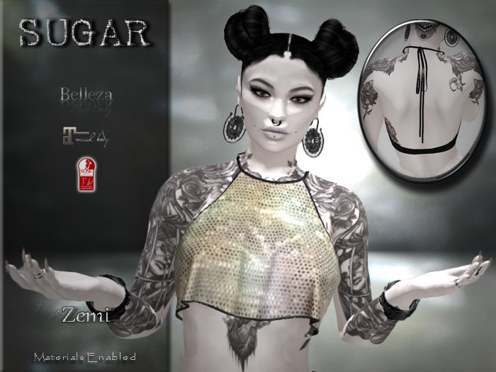 :-:SUGAR:-: Zemi Top {CHAMPAGNE}