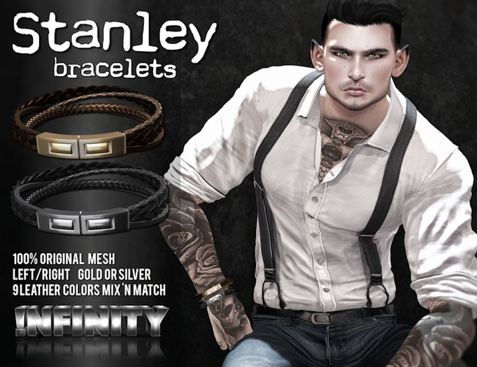!NFINITY Stanley Bracelet - Gold (add/wear) (unpacked)
