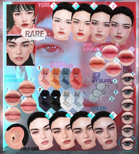 [ MUDSKIN ]_YOUNG LOVERS # YURI LIPCOLOR 3