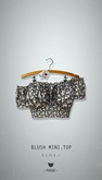 -Pixicat- Blush Mini Top (DarkFlower)