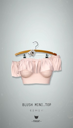-Pixicat- Blush Mini Top (Pink)