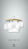 -Pixicat- Blush Mini Top (White)