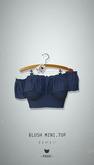 -Pixicat- Blush Mini Top (Blue)