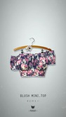-Pixicat- Blush Mini Top (Roses)