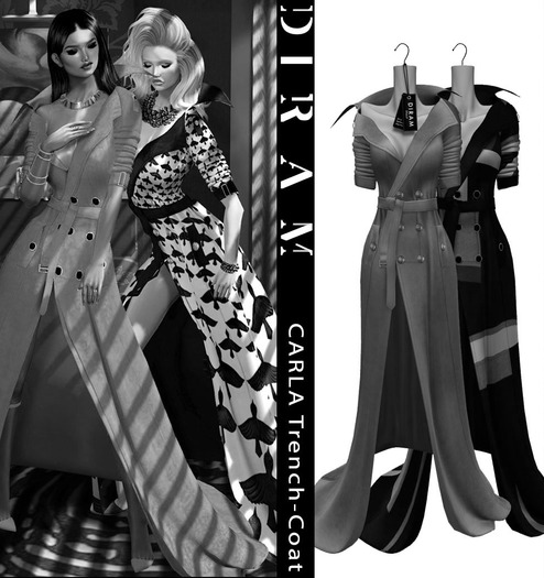 DEMO - D I R A M - CARLA Trench-Coat