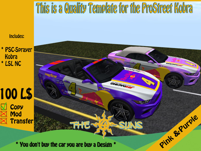 :T4S: PSC-Sprayer Kobra - Race Pink and Purple