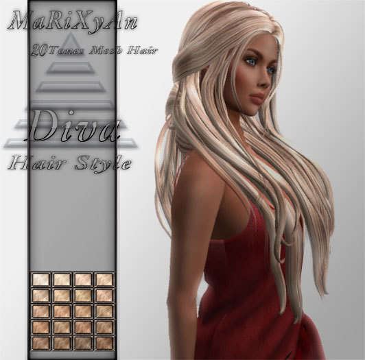 ::Hair Style::*Amelia*Mesh Hair BLONDES