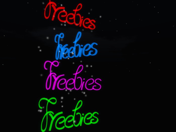 Free Sign/Rotating and sparkles 4 colors