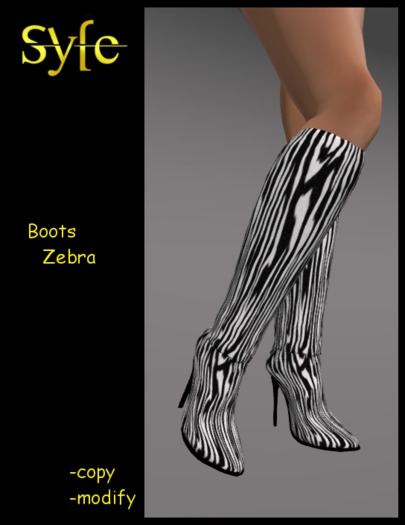Boots Zebra - Syfe