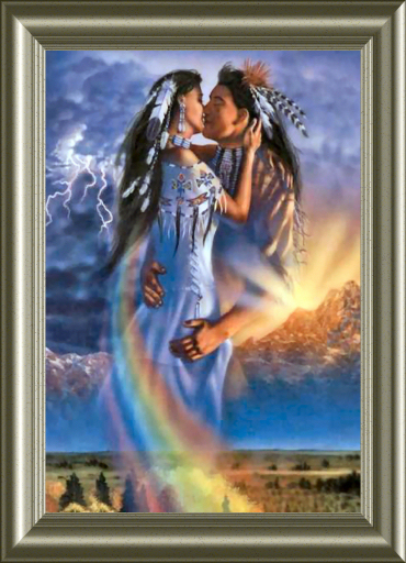 Indian Couple 2 (wall hanging)