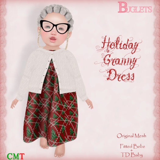 ~*Buglets*~ Holiday Granny Dress