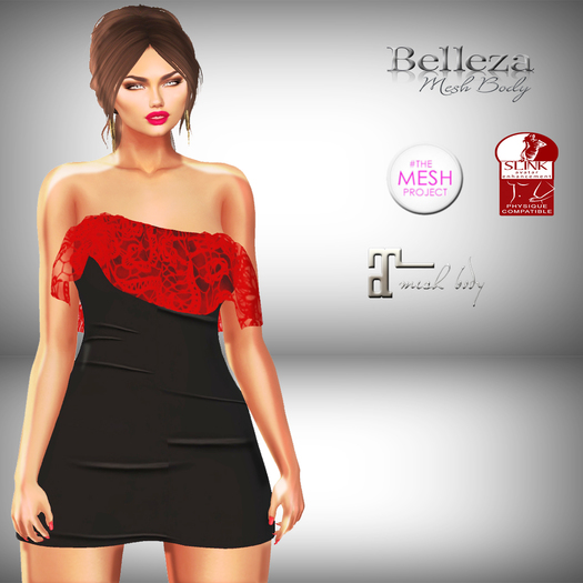 Dress CanCan Red