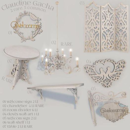 Claudine Gacha - chandelier RARE