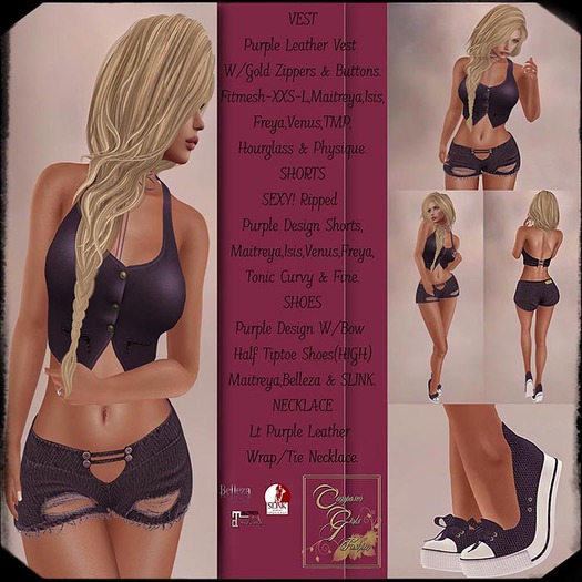 !CGF-*Dixie* Purple Outfit