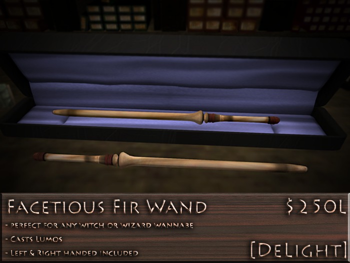 [DeLight] Facetious Fir Wand