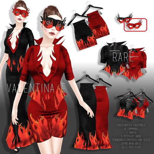 :V.e. Firestarter Mask Noir