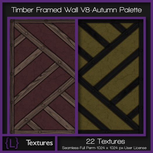 {L} Timber Framed Walls V8-Autumn Palette